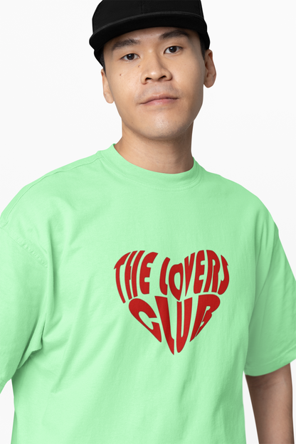 Lovers Club Oversized T-Shirts Bold Romantic Stylish Couples