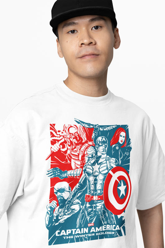 Winter Soldier Oversized T-Shirts