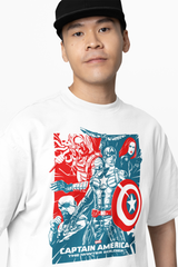 Winter Soldier Oversized T-Shirts