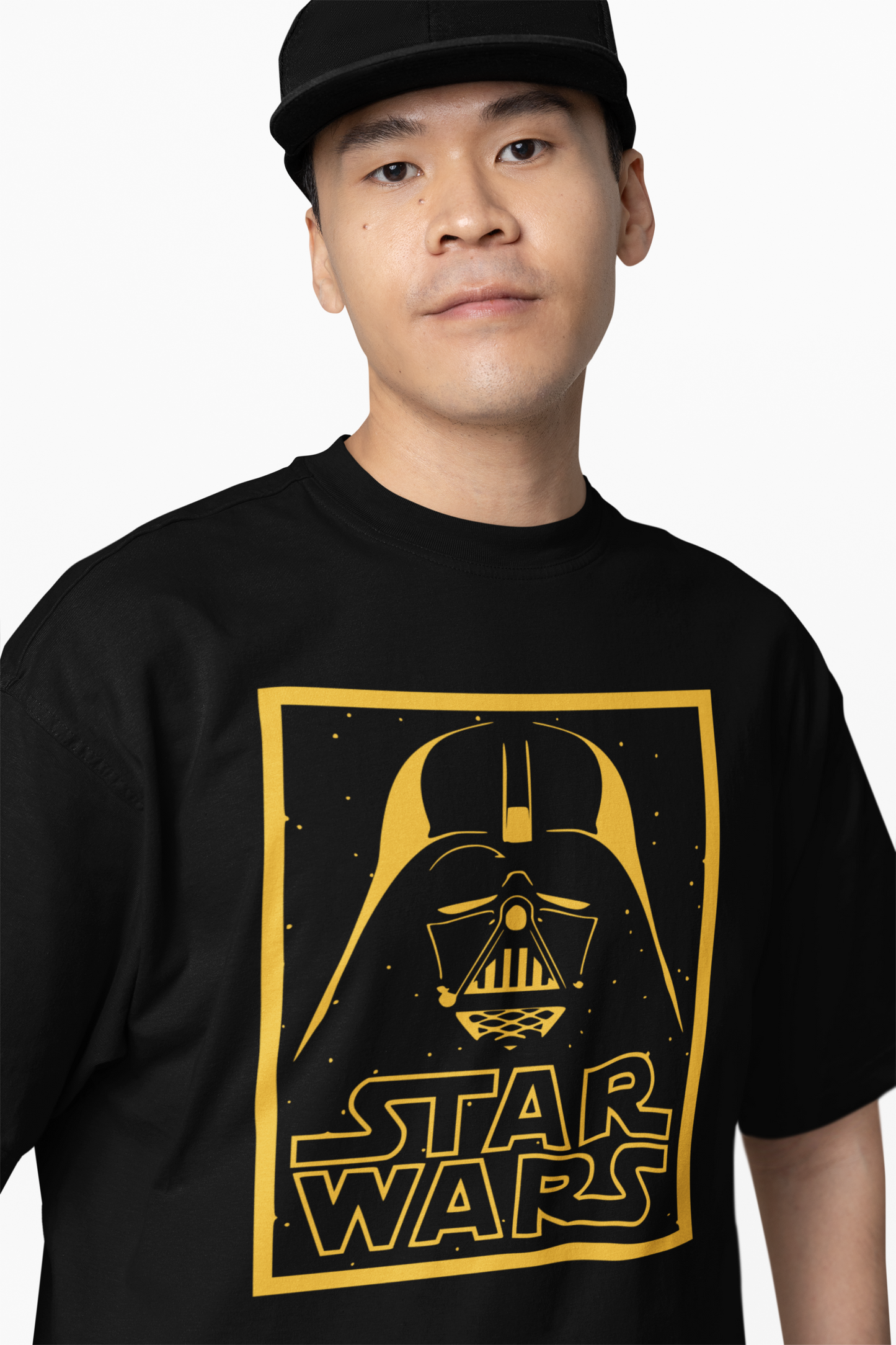 Vader Star Wars Text Oversized T-Shirts for Bold Fan Style