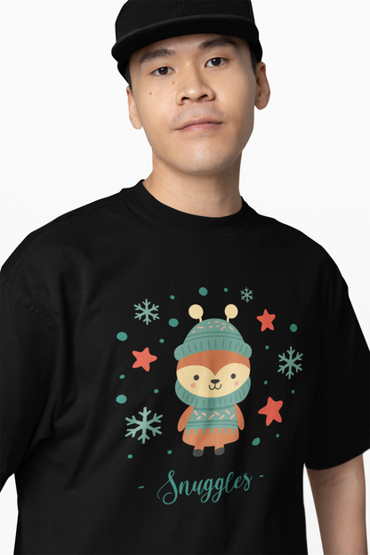 Snuggles Oversized T-Shirts for Cozy Cute Casual Wear Style
