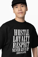 Hustle Loyalty Oversized T-Shirts – Motivational Streetwear