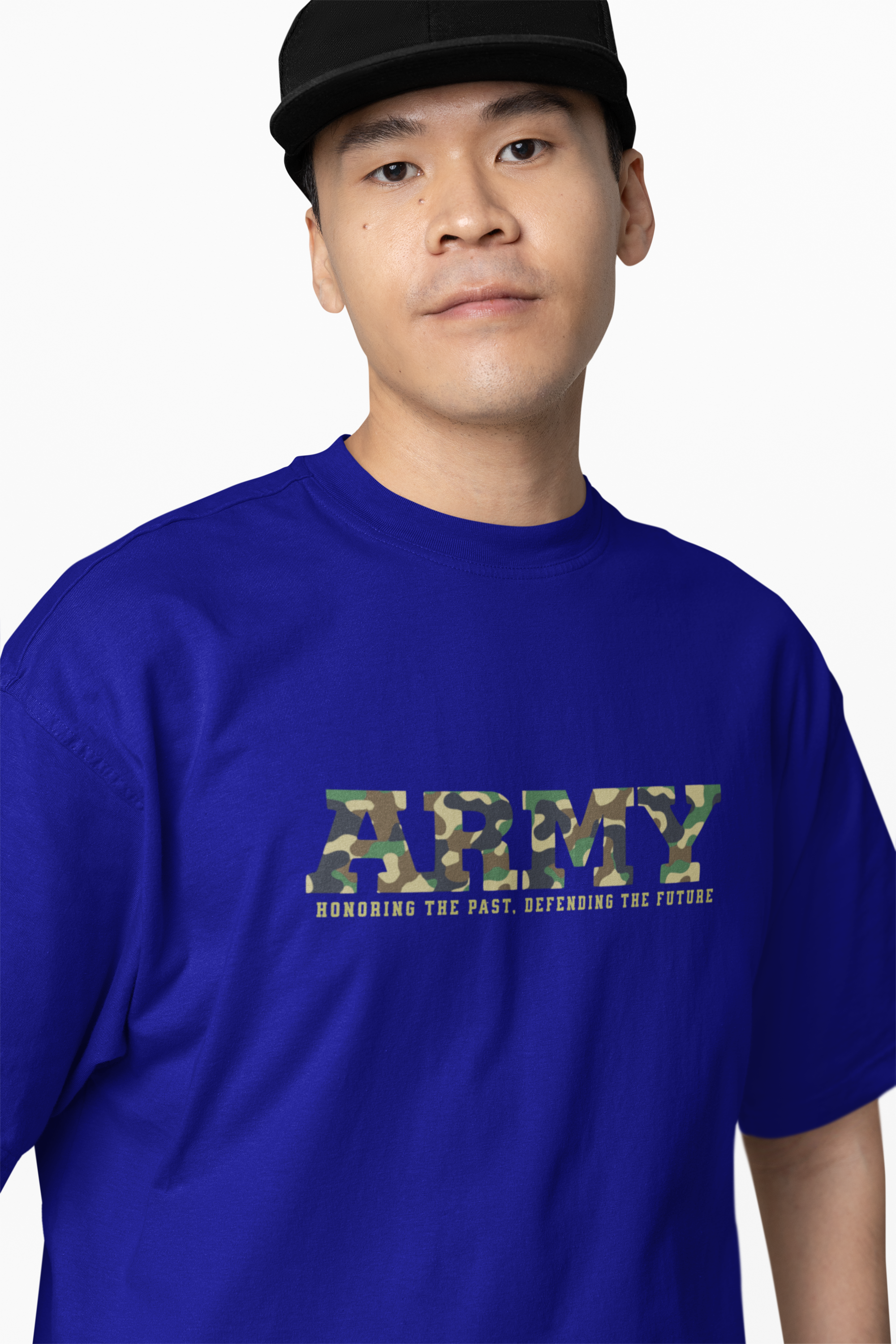 Army Graphic Oversized T-Shirt