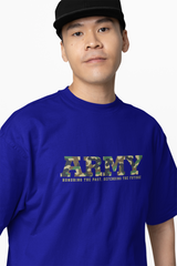 Army Graphic Oversized T-Shirt