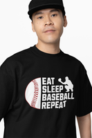 Eat Sleep Repeat Oversized T-Shirt – Stylish Streetwear Tee