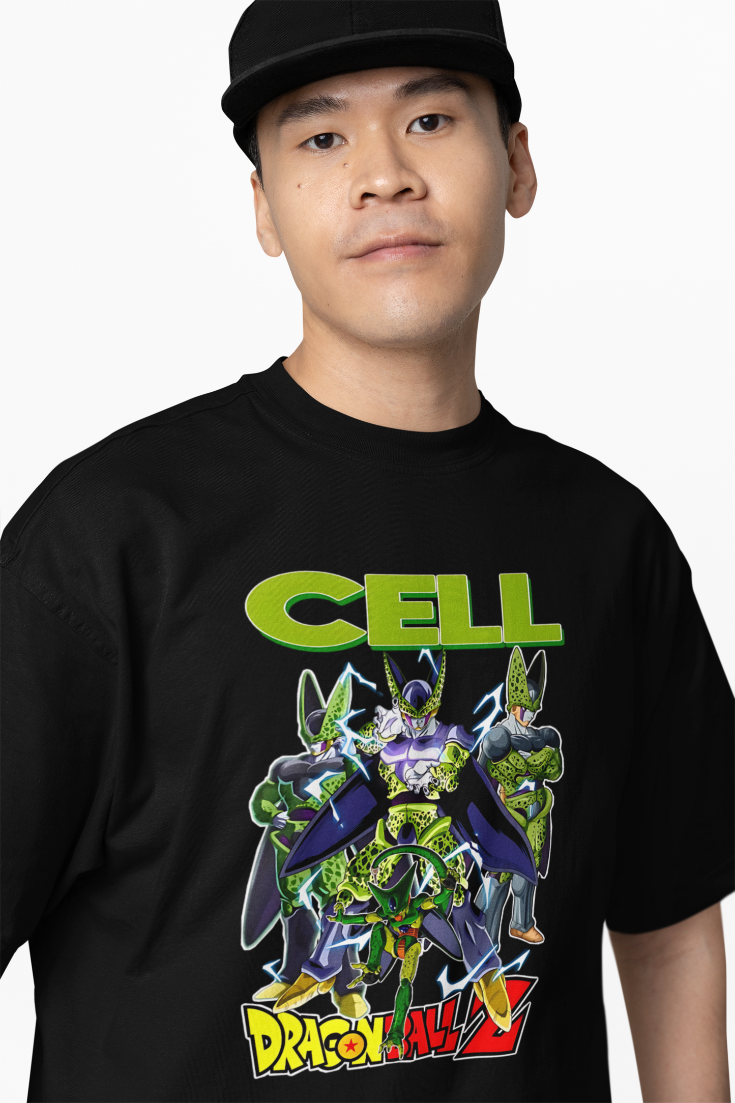 Cell Oversized T-Shirt Bold Graphic Streetwear Style Tee