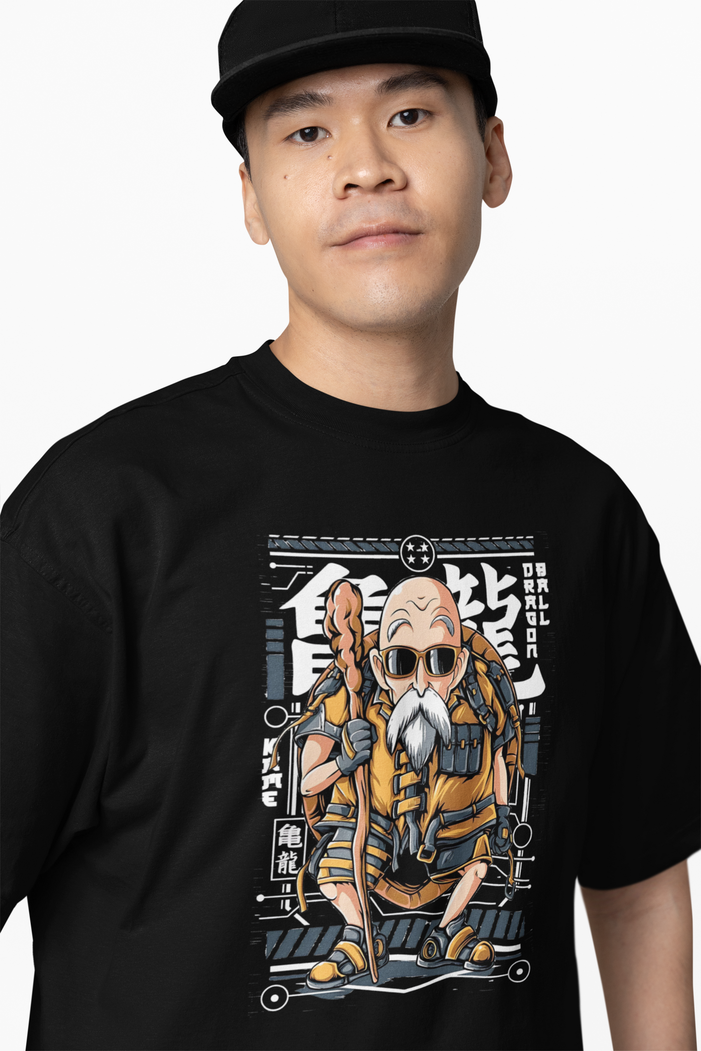 Master Roshi Oversized T-Shirts – Bold Anime Streetwear