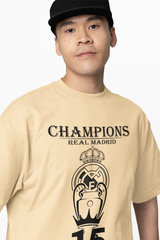 Madrid 15 Champions Oversized T-Shirt