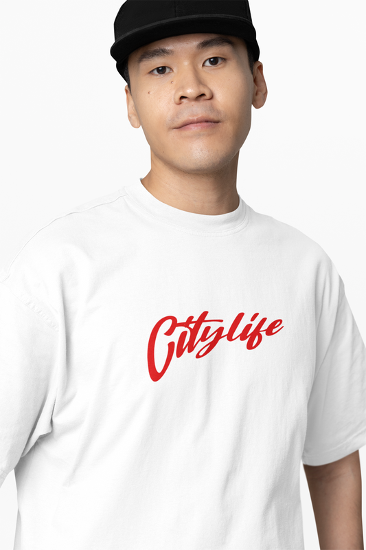 City Of Retro Oversized T-Shirt Stylish Casual Wear