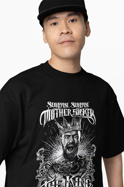 UFC King Is Back Oversized T-Shirt for Fighter Streetwear Tee