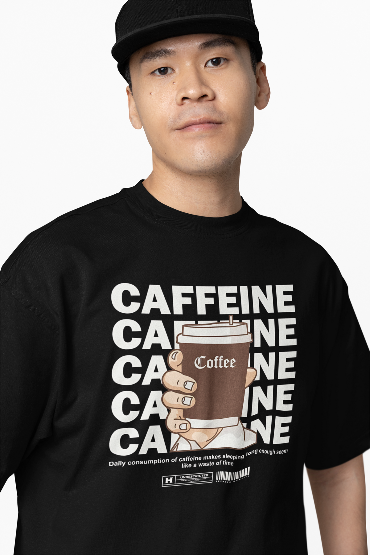 Daily Coffee Oversized T-Shirts