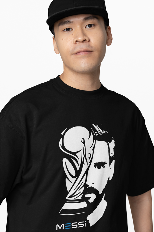 Messi Oversized T-Shirt for Iconic Football Fan Style