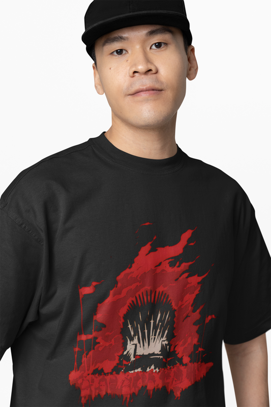 Fire and Blood Oversized T-Shirt