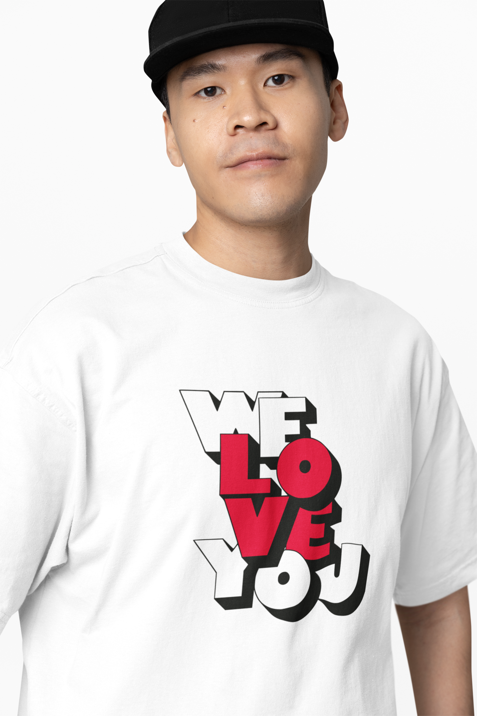We Love You Oversized T-Shirts