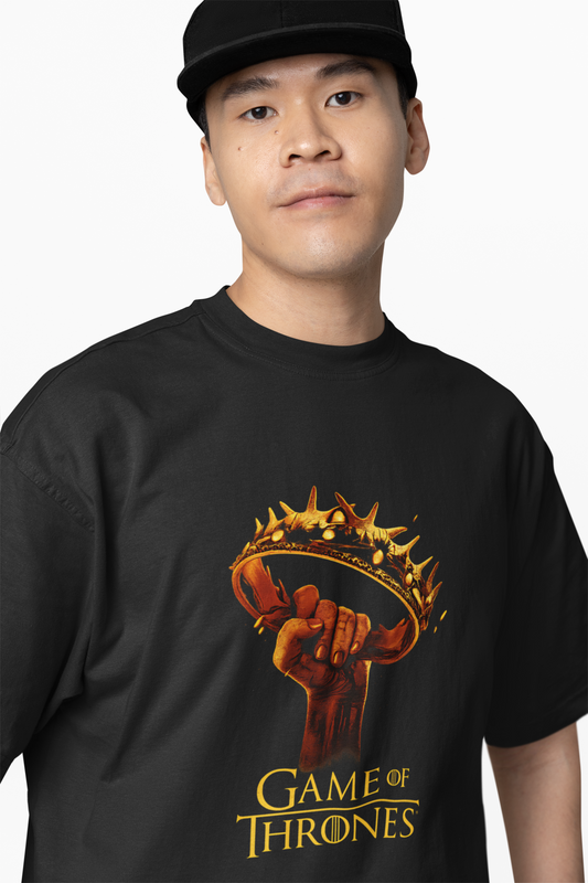 Thrones King Crown Oversized T-Shirts