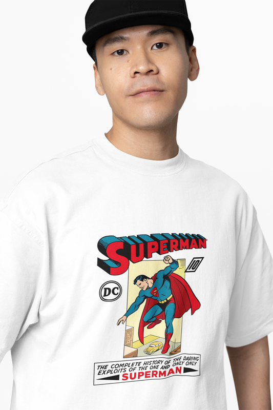 Superman Dark Mode Oversized T-Shirt