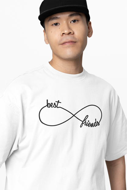 Best Friends Oversized T-Shirt Matching Outfit for True Bond