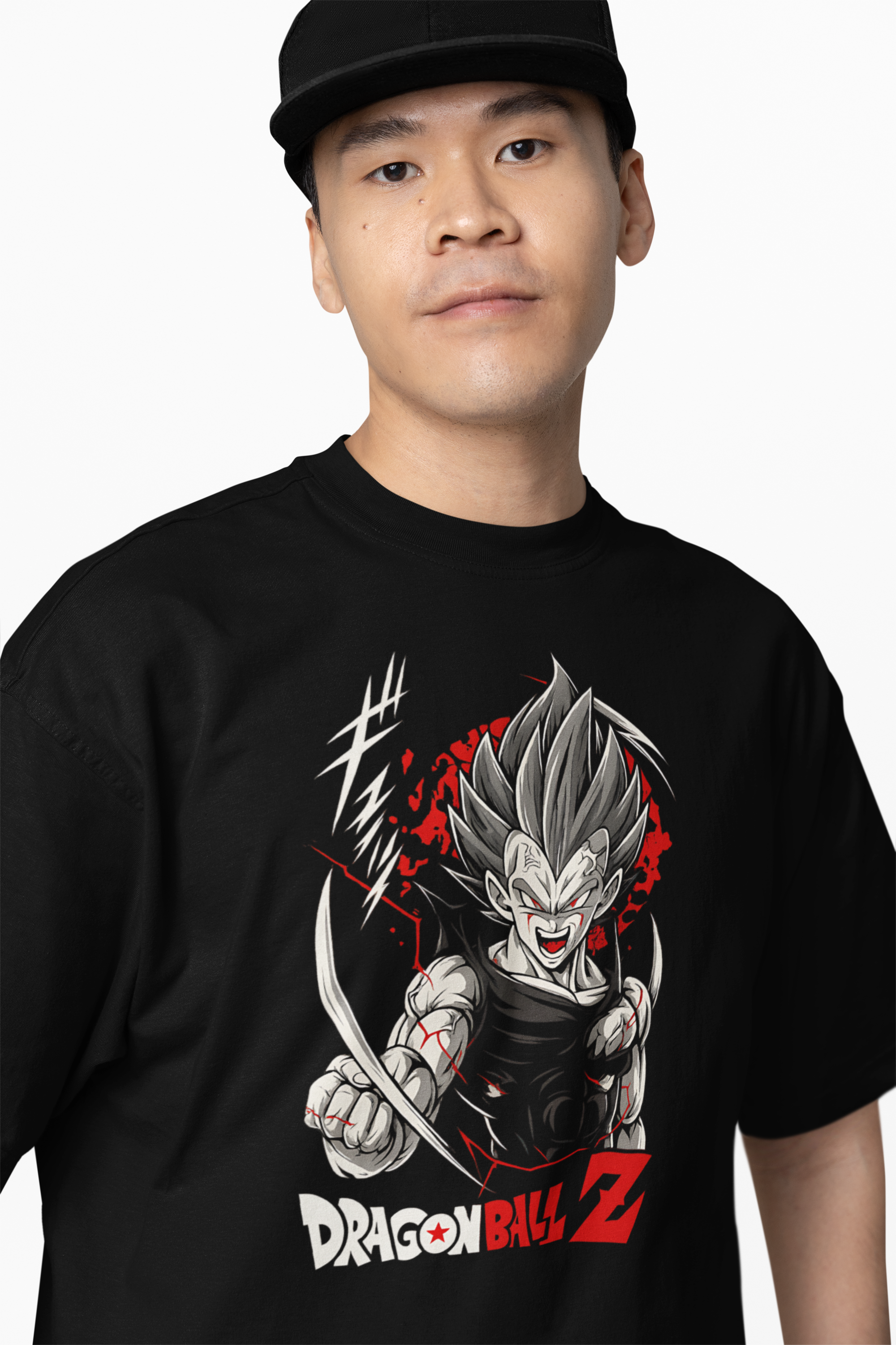 Vegeta Dragonball Oversized T-Shirts