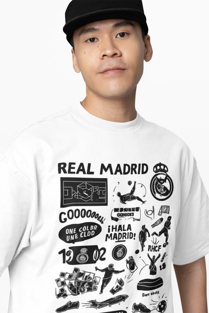Madrid Legacy Oversized T-Shirt – Iconic Football Fan Tee