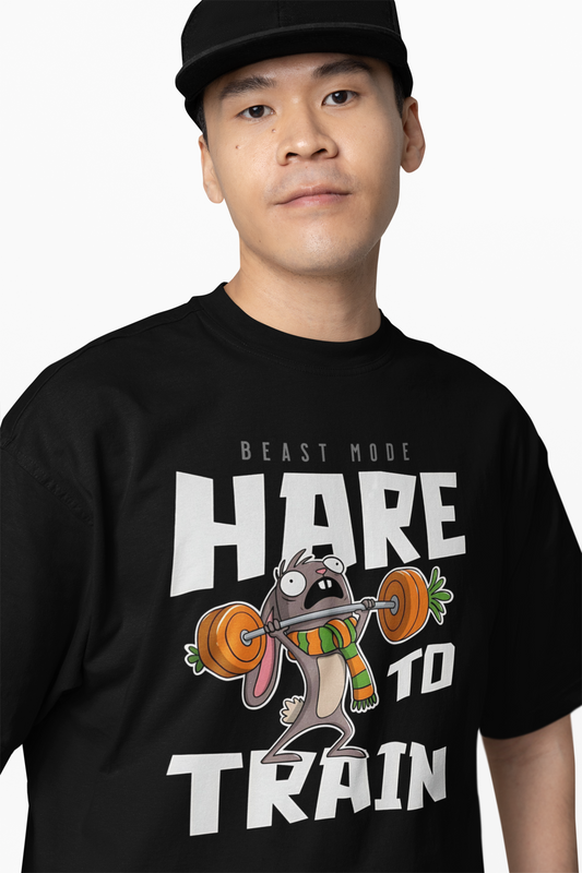 Hare To Train Oversized T-Shirts