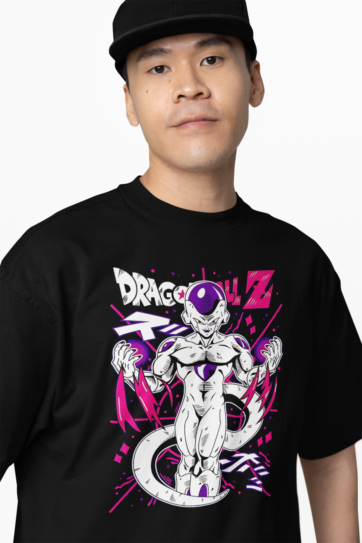 Frieza DragonBall Oversized T-Shirt Bold Anime Graphic Tee