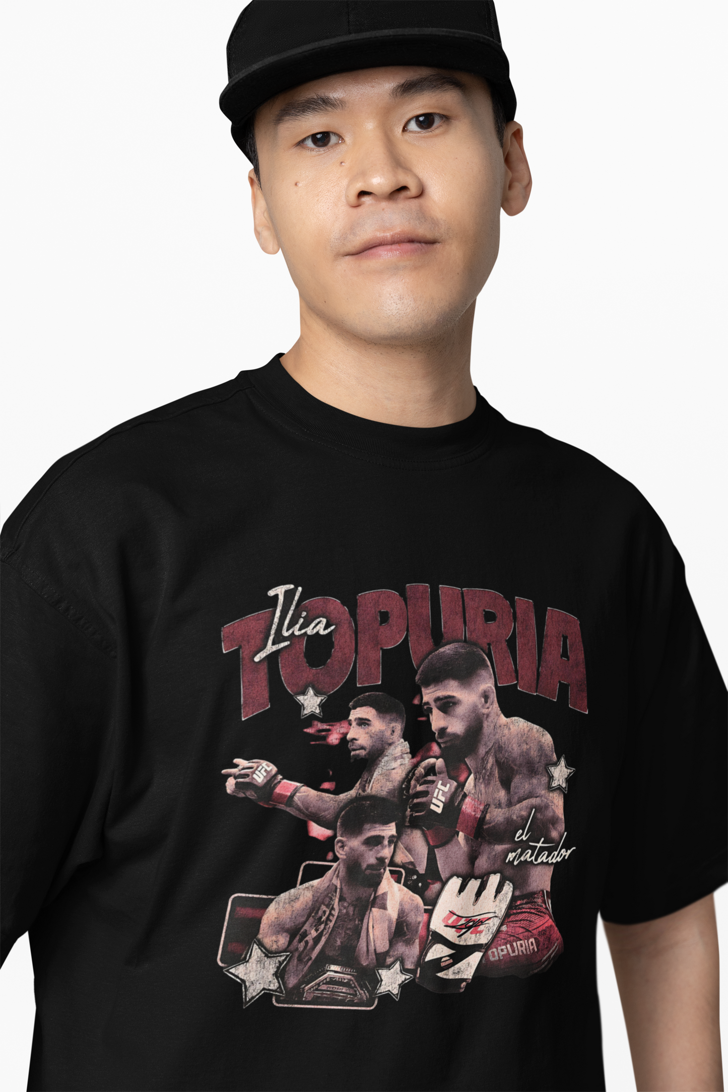 Player Topuria Oversized T-Shirt – Bold Streetwear Graphic