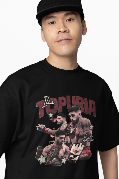 Player Topuria Oversized T-Shirt – Bold Streetwear Graphic