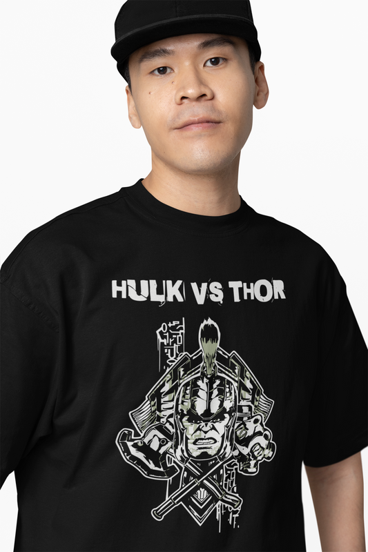 Hulk Vs Thor Oversized T-Shirts