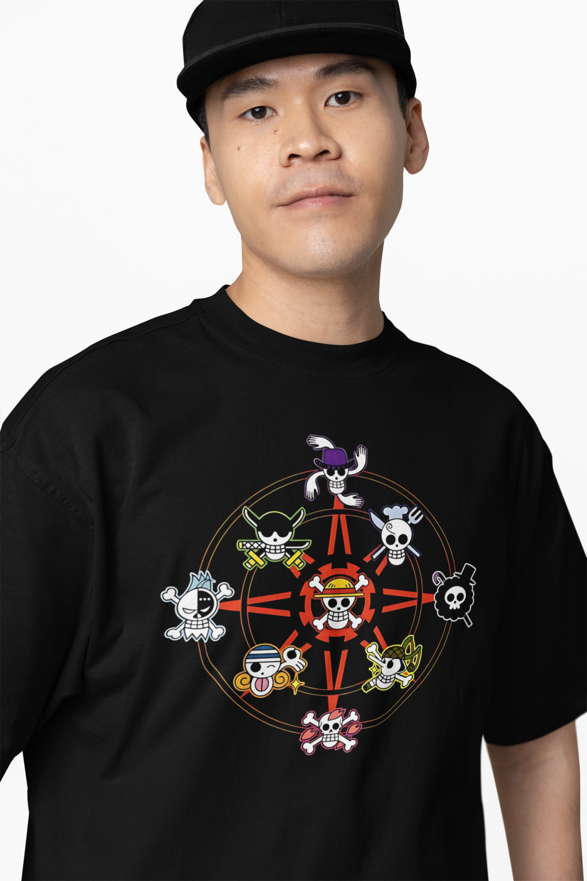 Luffy’s Emoji Oversized T-Shirt