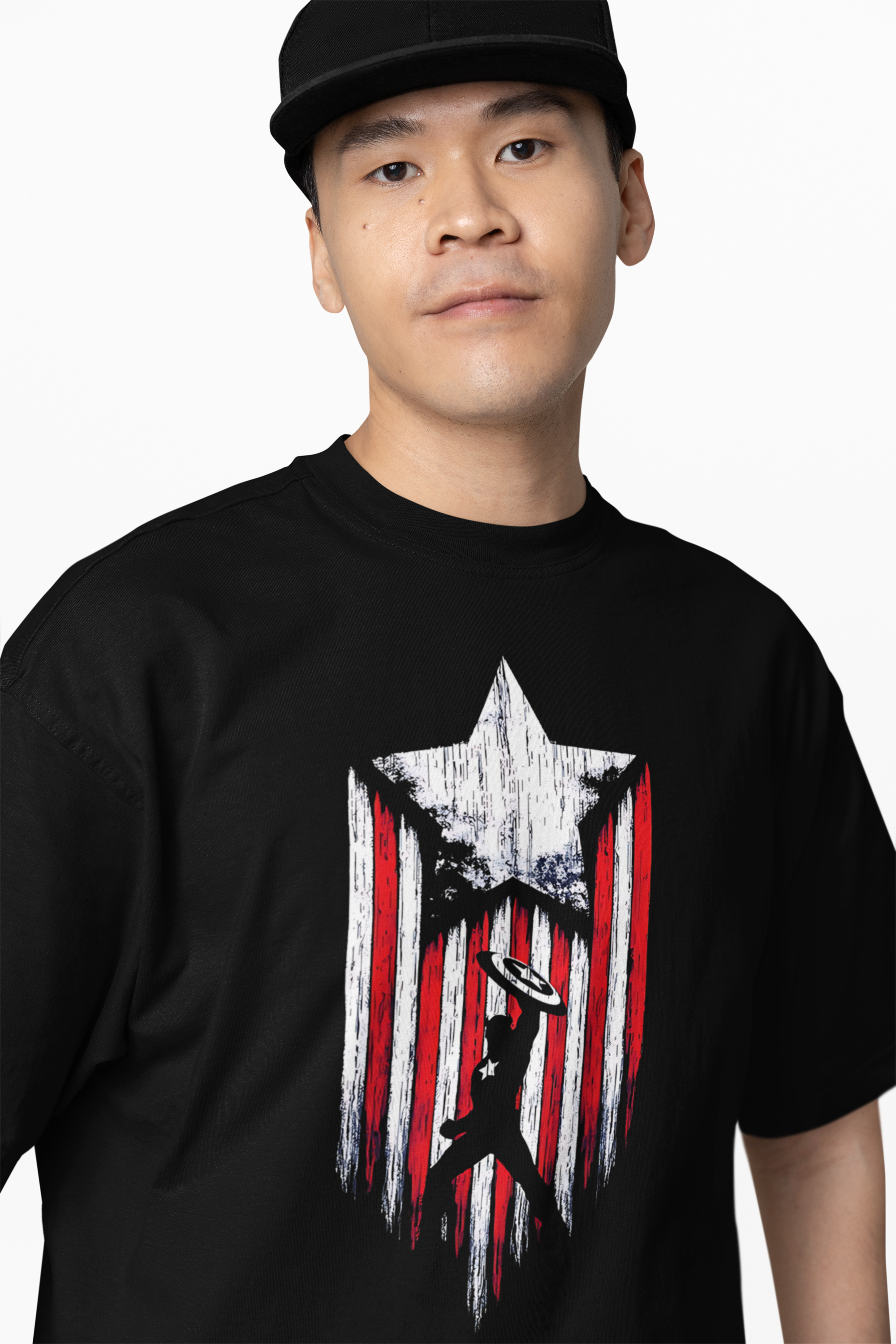 Marvel Captain Avenger Oversized T-Shirts