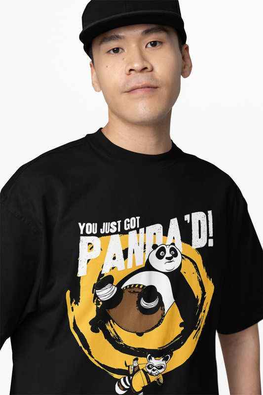 Kung Fu Panda Oversized T-Shirt Stylish Casual Graphic Wear