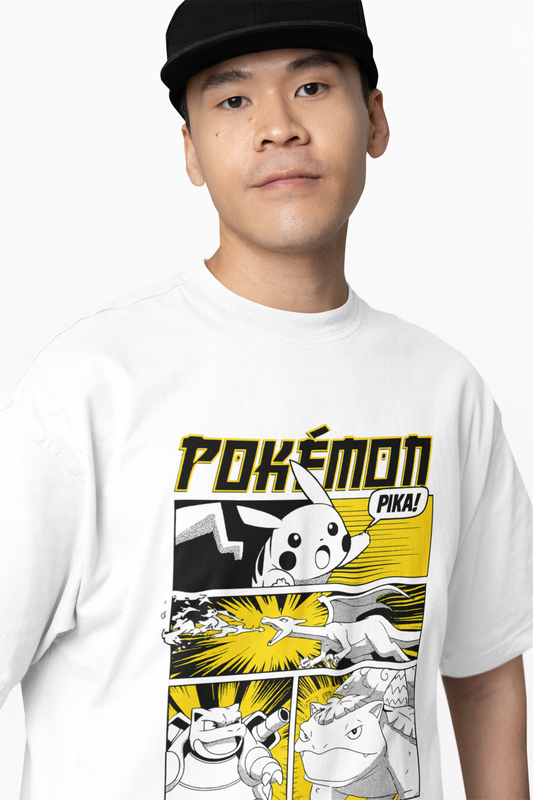 Pika Oversized T-Shirts – Fun Electric Pokemon Streetwear