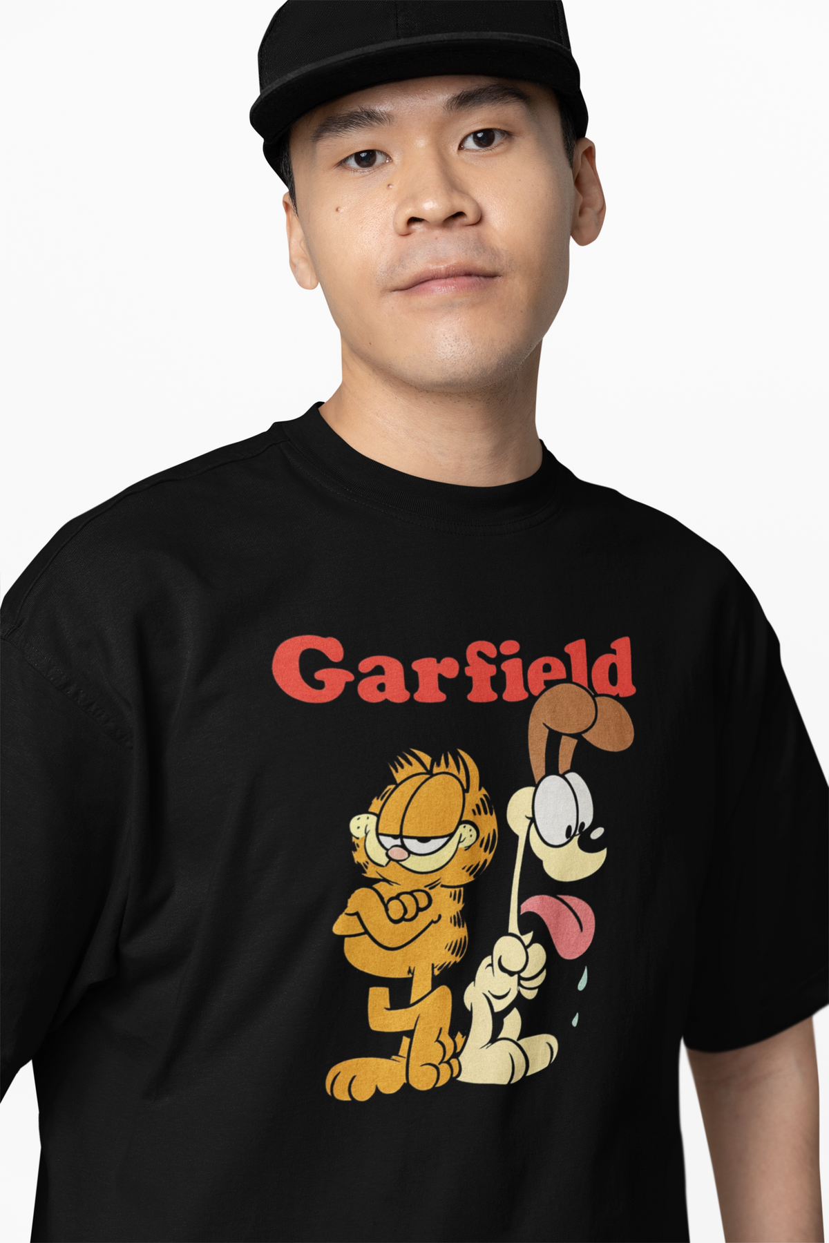 Garfield Cartoon Oversized T-Shirts