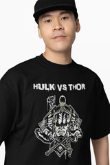 Hulk Vs Thor Oversized T-Shirts