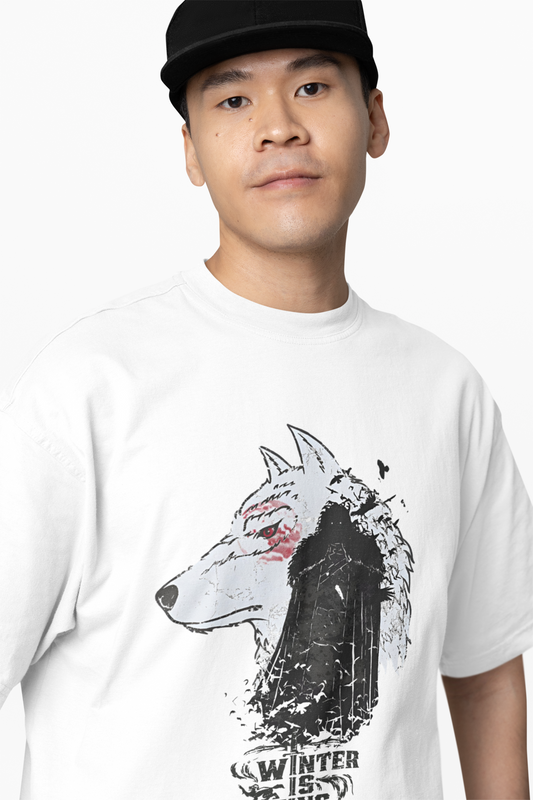 Winner Is Coming White Oversized T-Shirt for Bold Street Style