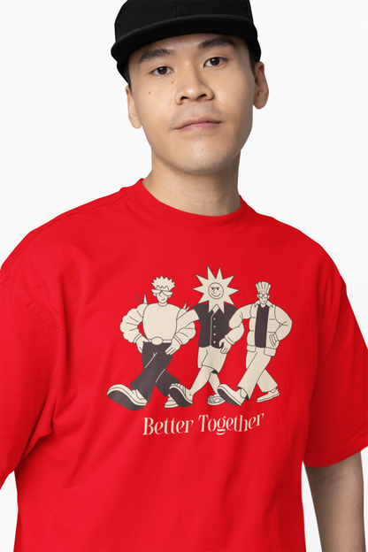 Better Together Oversized T-Shirt Comfortable Streetwear