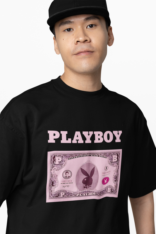 Playboy Money Oversized T-Shirt – Bold Streetwear Graphic Tee