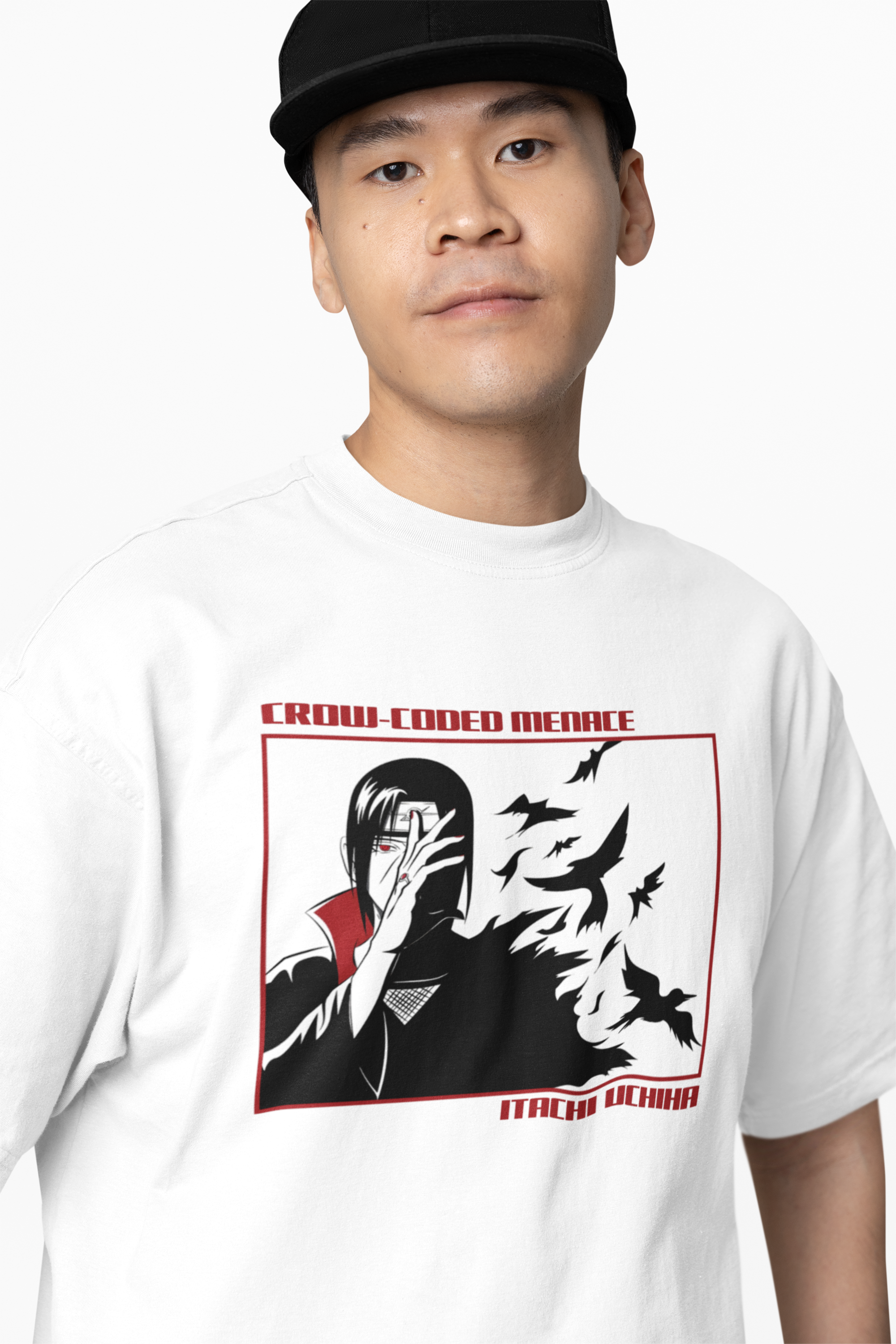 Crow Coded Menace Oversized T-Shirt