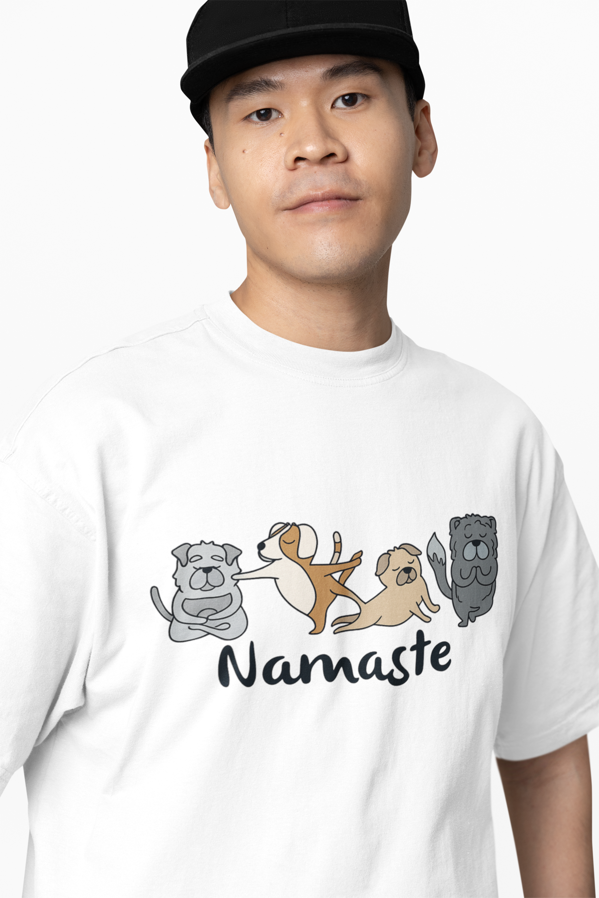 Animal Graphic Yoga Oversized T-Shirt