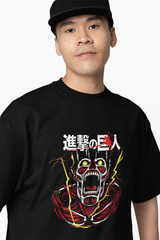 Skeletal Face Oversized T-Shirts