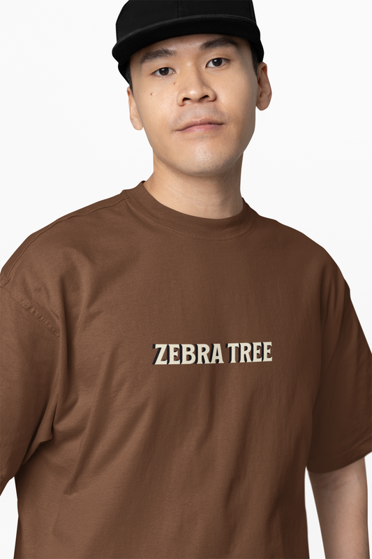 Zebra Tree Oversized T-Shirt