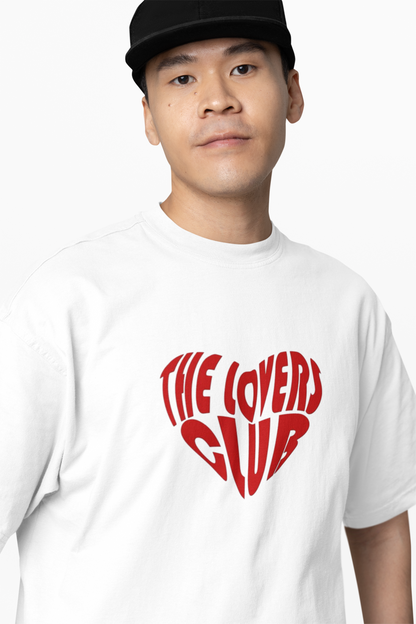 Lovers Club Oversized T-Shirts Bold Romantic Stylish Couples