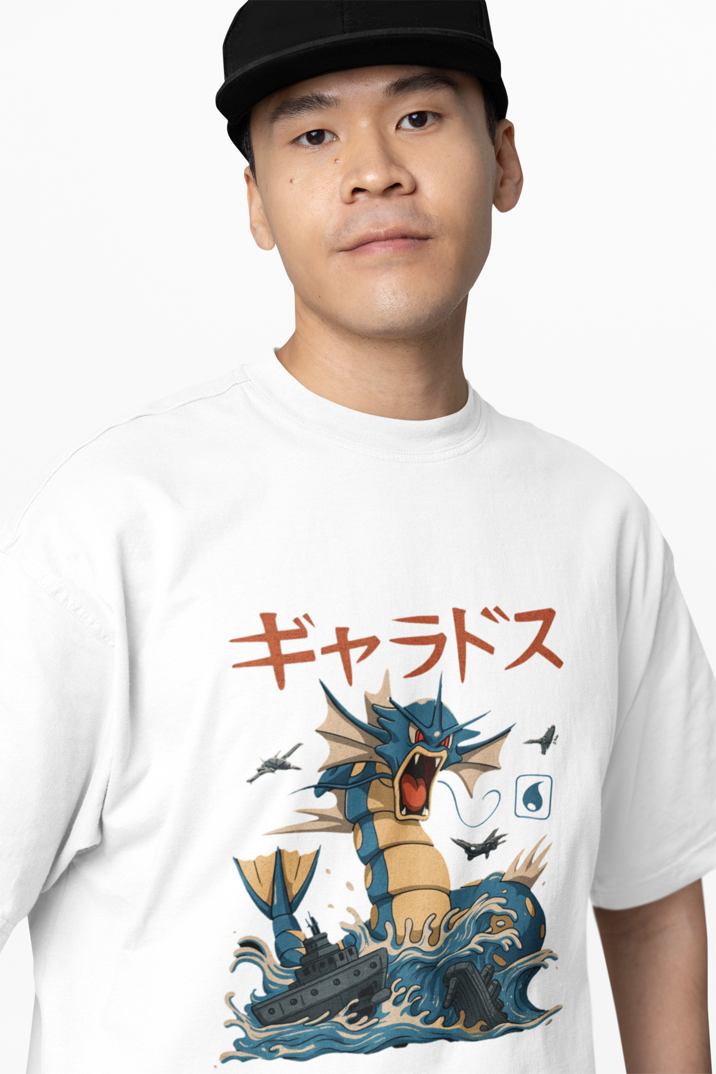 Gyarados Oversized T-Shirt Bold Pokémon Streetwear Tee