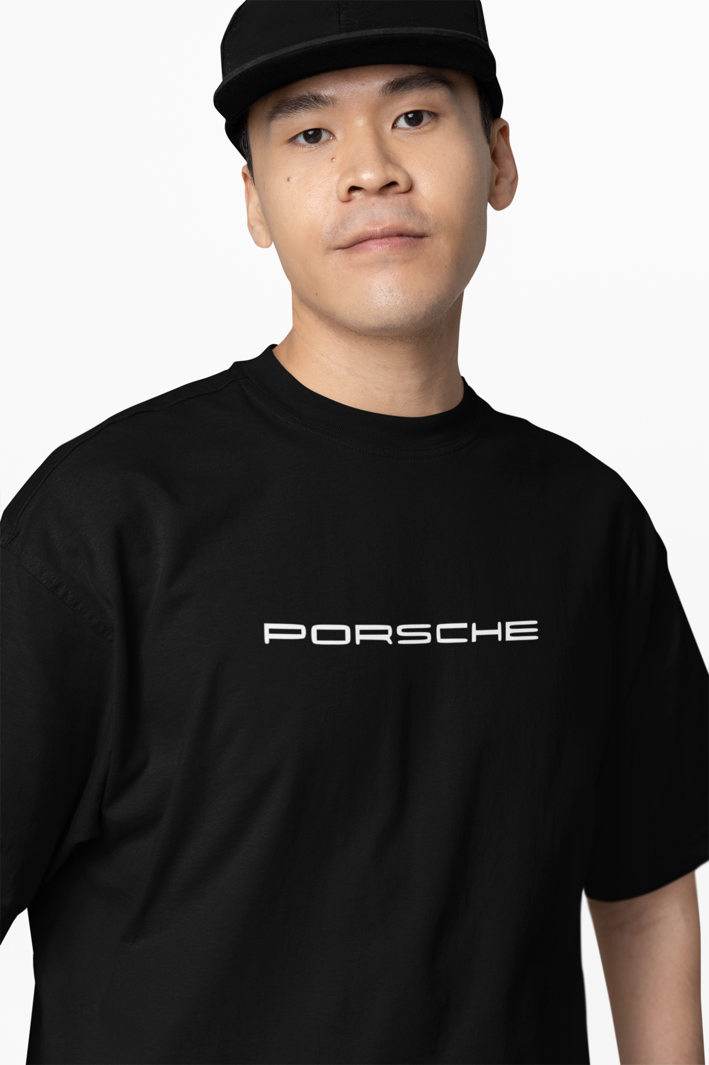 Porsche Lizard Green Oversized T-Shirt for Racing Streetwear