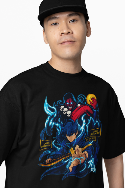 Dark Flure Katcht Oversized Comfortable Graphic T-shirt