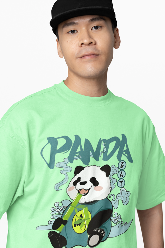 Baby Panda Oversized T-Shirt Cute Streetwear Style