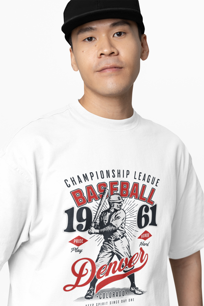 Baseball Denver Oversized T-Shirt