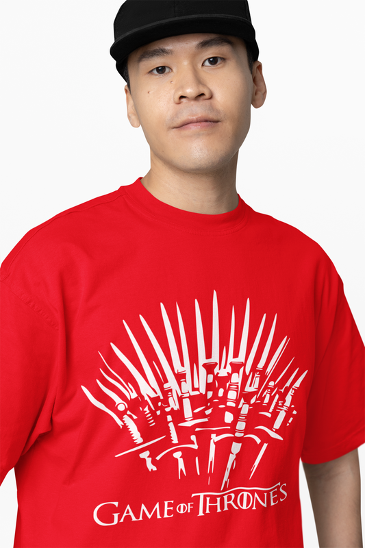 Game of Thrones Sword Graphic oversized T-Shirts