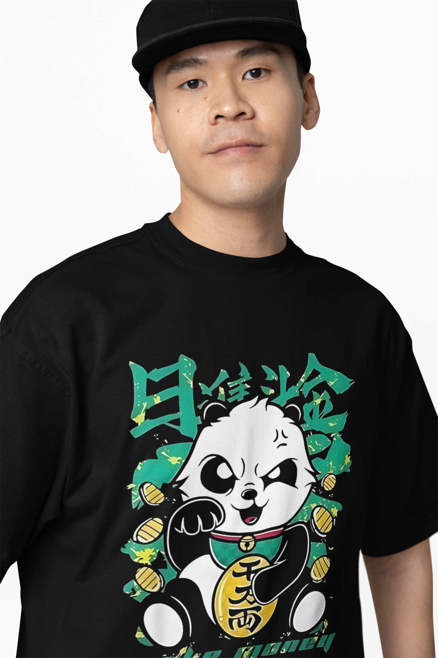 Cozy Panda Oversized T-Shirt Soft & Comfortable Streetwear