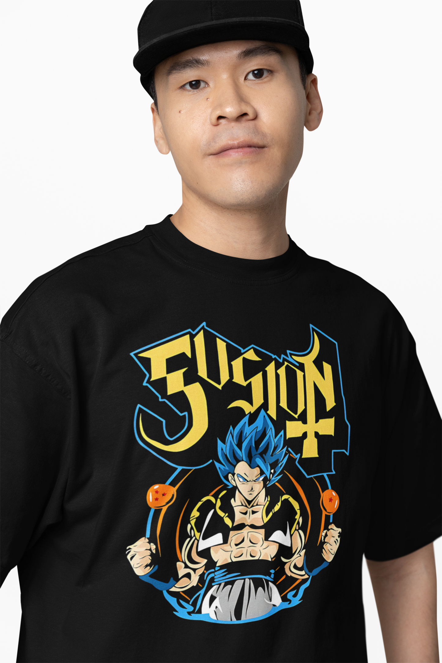 Gogeta Super Oversized T-Shirts Trendy Dragon Ball Style